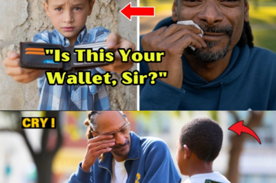 Poor Boy Finds Snoop Dogg’s Wallet – The Rap Icon Breaks Down in Tears After One Simple Request