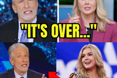 VIDEO: Jon Stewart Faces Karoline Leavitt’s Fiery Rebuttal After Mockery Sparks Online Frenzy