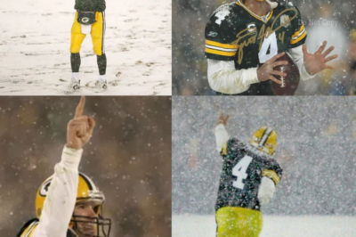 The Iconic Image of Brett Favre in the Snow: A Symbol of Resilience and Passion in Football