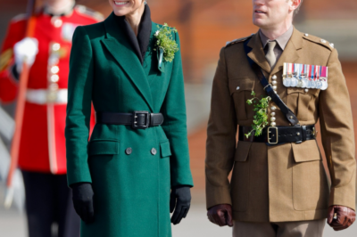 Catherine, Princess of Wales, Stuns in Green at the Irish Guards’ St. Patrick’s Day Parade: A Detailed Report