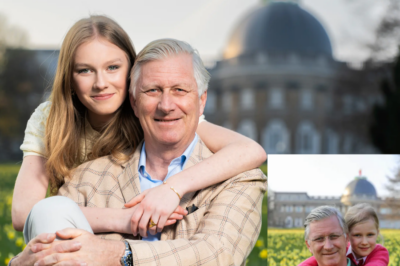 Celebrating a Historic Double Anniversary: The Royal Palace Unveils Rare Photograph of King Philippe and Princess Eleonore