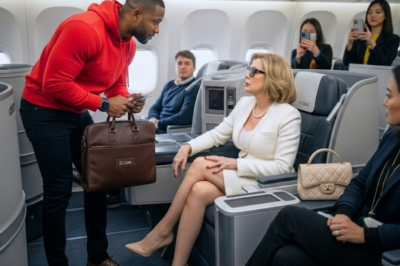 White Woman Snatches Black CEO’s Seat — Then Froze When He Said: “I Own This Airline”