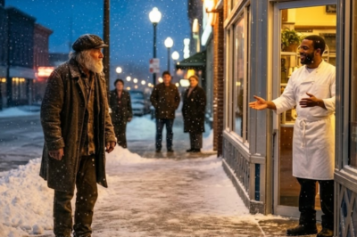 The Power of Kindness: How a Poor Black Restaurant Owner’s Compassion Transformed a Homeless Man’s Life and Inspired a Community