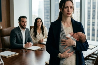 She Arrived for the Divorce with a Newborn — the Billionaire Sat with His Lover, Left in Shock