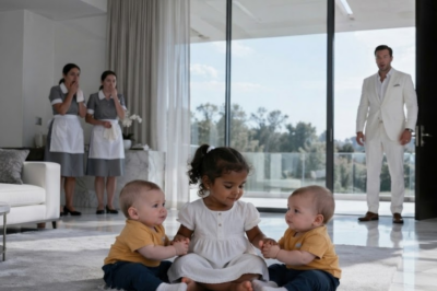 No One Could Calm the Billionaire’s Twins… Until the Maid’s Toddler Did What No One Expected