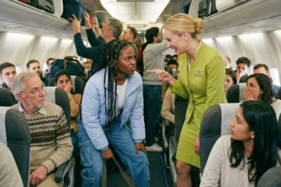 Flight Attendant Laughs at Black Girl in Economy — Until the Pilot Calls Her “The Owner’s Daughter”