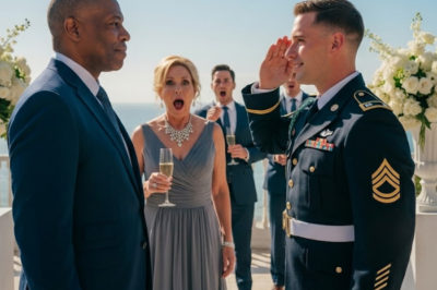 Everyone Mocked the Black Man at the Wedding — Then the Groom’s Military Salute Left the Entire Room in Silence