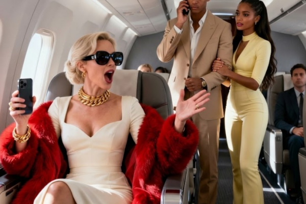 White VIP Takes Black Couple’s First-Class Seats — Minutes Later, the ...