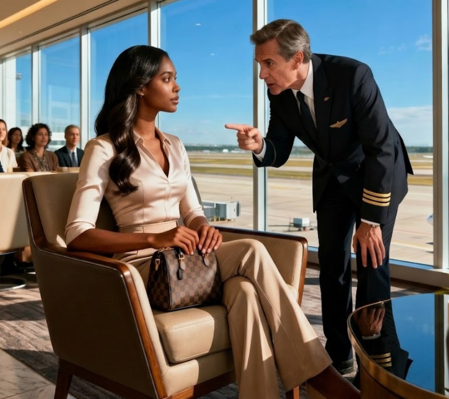 Airline Manager Shouts at a Black Passenger — Unaware She Owns the Private Terminal…