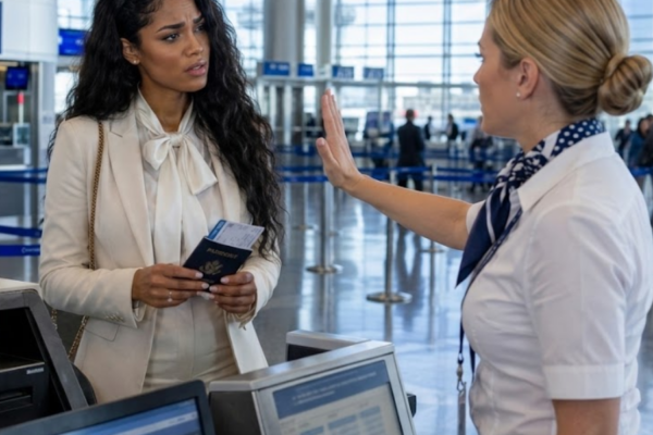 Gate Agent Detains a Black Traveler Unfairly — Seconds Later, She Sees...