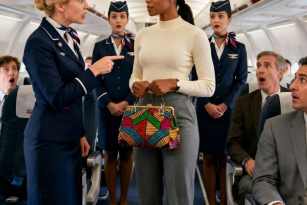 Flight Attendant Mocked Black Woman’s Purse — Moments Later, Her Husba...
